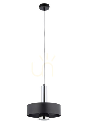 Pendellampa Sigma RIF LUX 1 svart/silver GX53 25 cm 40715
