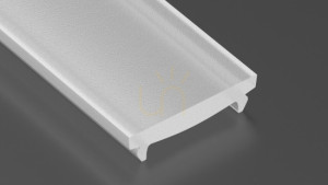 Lampskärm för LED-profiler LUMINES DOUBLE FLEX opal 1 m