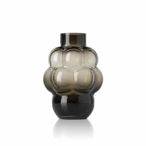 Vas Glass Collection mörkgrå L 25 cm