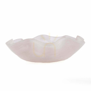 Fruktskål i harts rosa vit Bowls 30 cm