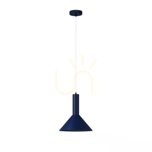 Pendellampa Sigma VITRUM marinblå stål E27 26 cm 41595