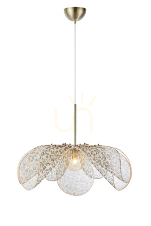 Markslojd Pendant Light Beige Iron E27 75 cm SKU 109170