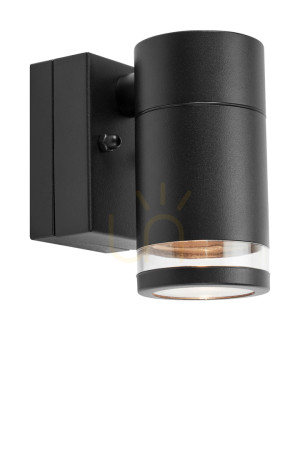 Vägglampa utomhus Markslojd Luno svart IP65 LED 4,9W 109101