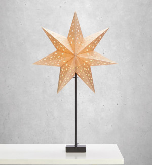 Stjärna Markslojd Solvalla Tablestar 69 cm svart/guld 704454