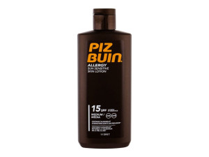 PIZ BUIN Allergy Sun Sensitive Skin Lotion SPF15 Preparat do opalania ciała 200ml