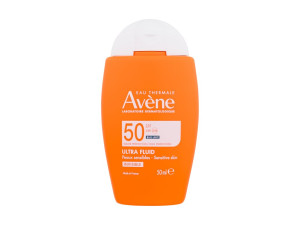 Avene Sun Ultra Fluid Invisible SPF50 Fluid przeciwsłoneczny do opalania twarzy 50ml