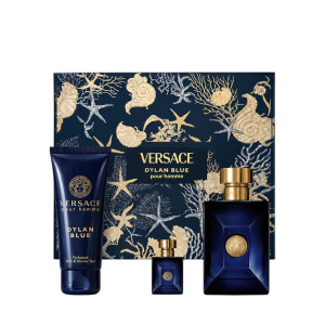 Zestaw Versace Pour Homme Dylan Blue Woda toaletowa 100ml + edt 5ml + Żel 100ml
