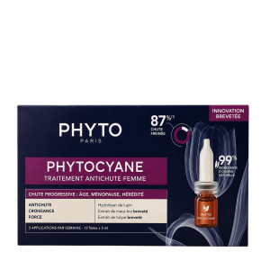 Phyto Paris Phytocyane Anti-Hair Loss Treatment Kuracja przeciw wypadaniu włosów dla kobiet 12 x 5ml