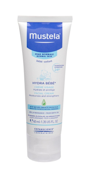 Mustela Hydra Bebe Facial Cream Krem do twarzy na dzień 40ml