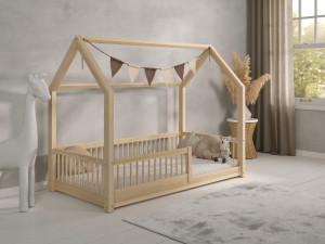 Lit cabane avec matelas OLMO mini