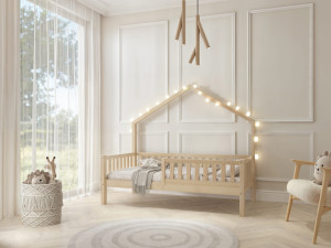 Lit cabane avec matelas ACERO