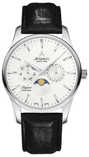 Zegarek Atlantic 56550.41.21 / Seaport Moon Phase / męski