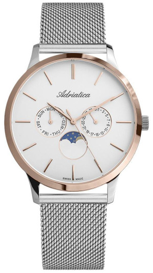 Zegarek Adriatica A1274.R113QF / Moonphase / męski / bransoleta