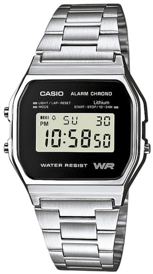 Zegarek Casio Casio Vintage A158WEA-1EF / Maxi / męski / bransoleta