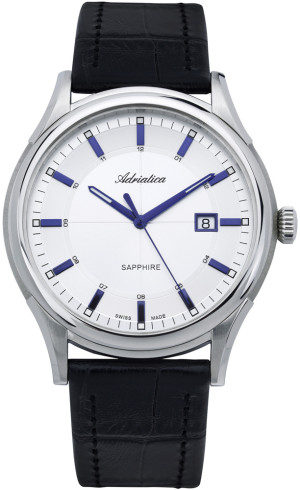 Zegarek Adriatica A2804.52B3Q / Sapphire  / męski / pasek