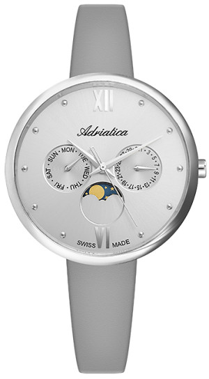 Zegarek Adriatica A3732.5G83QF / Moonphase / damski / pasek