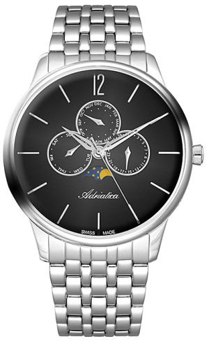 Zegarek Adriatica A8269.5154QF / Moonphase / męski / bransoleta