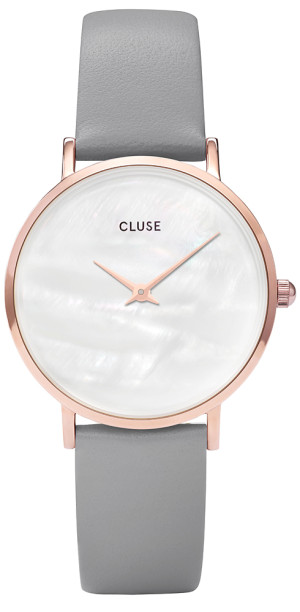 Zegarek Cluse CL30049 / pasek Rose Gold White Pearl/Stone Grey / damski