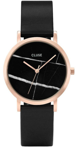 Zegarek Cluse CL40104 / Petite pasek Rose Gold Black Marble/Black / damski