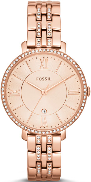 Zegarek Fossil ES3546 / JACQUELINE Rose Gold Stainless Steel 36mm / damski