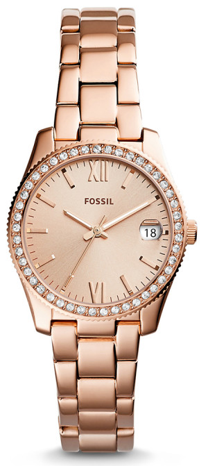 Zegarek Fossil ES4318 / Scarlette Mini Rose Gold Stainless Steel 32mm / damski