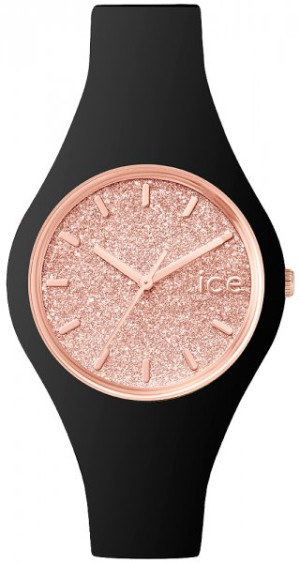 Zegarek ICE Watch ICE.001346 / ICE glitter black rose-gold rozm. S / damski