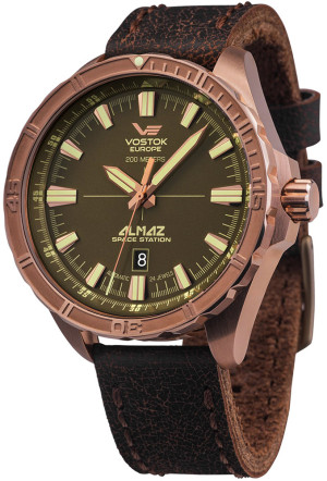 Zegarek Vostok Europe NH35A-320O516 / Almaz Automatic Bronze / męski