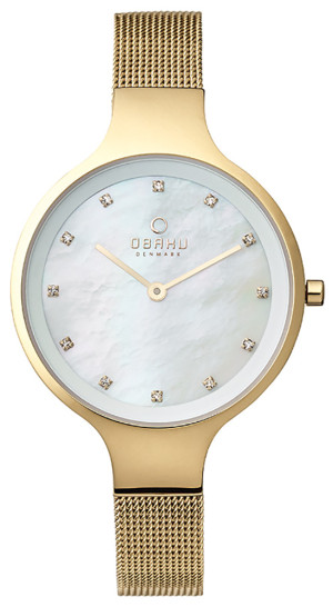 Zegarek Obaku Denmark V173LXGGMG / SKY - GOLD - Christian Mikkelsen / damski