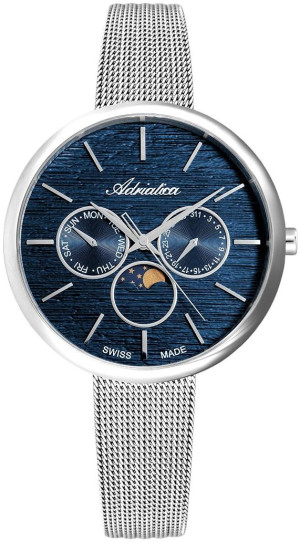Zegarek Adriatica A3732.5115QF / Moonphase / damski / bransoleta