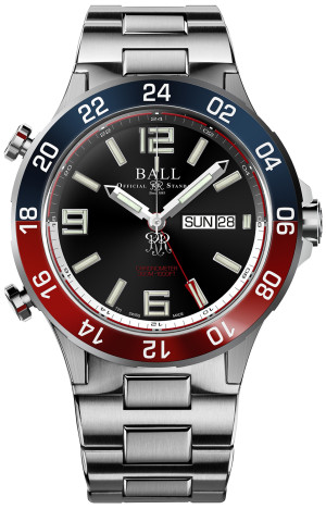 Zegarek Ball DG3222A-S1CJ-BK / Roadmaster Marine GMT (42mm) / męski