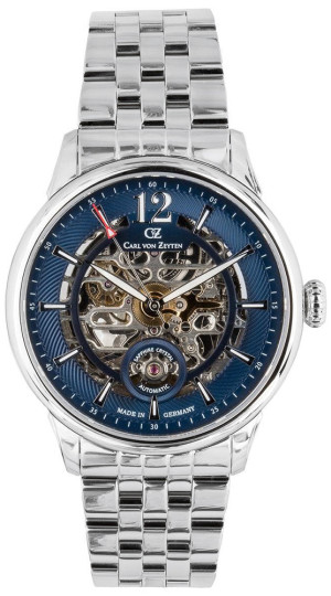 Zegarek Carl von Zeyten CVZ0080BLMS / Schramberg Automatic Skeleton Limited Edition / męski