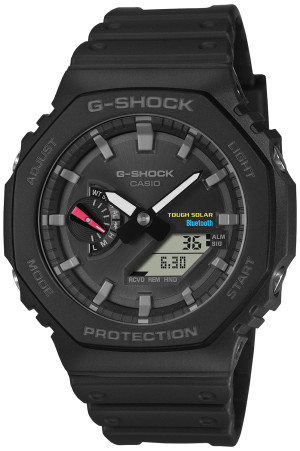 Zegarek Casio G-SHOCK GA-B2100-1AER / Octagon Black "CasiOak" Solar Bluetooth Carbon Core Guard / męski