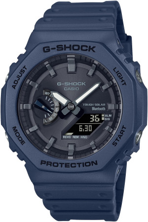 Zegarek Casio G-SHOCK GA-B2100-2AER / Octagon Blue "CasiOak" Solar Bluetooth Carbon Core Guard / męski