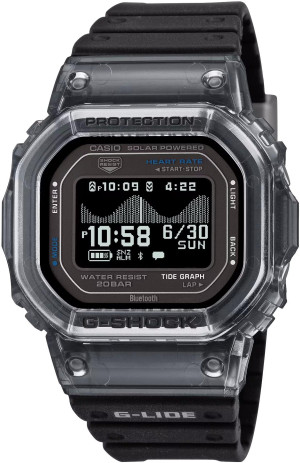 Zegarek Casio G-SHOCK GBX-H5600-1ER / G-Shock G-Lide Square Bluetooth / męski