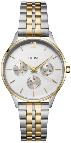 Zegarek Cluse CW10704 / Minuit Multifunction Gold/Silver / damski