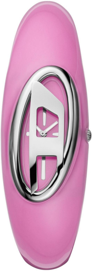 Zegarek Diesel DZ5617 / Diesel Wonder-D Two-Hand Pink Nylon Resin Watch / damski
