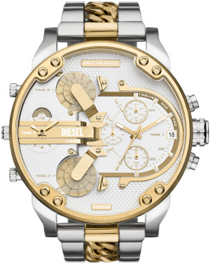 Zegarek Diesel DZ7486 / Bicolor Stainless Steel 53mm / męski