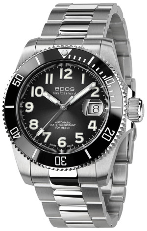 Zegarek Epos 3504.131.80.35.90 / Sportive 3504 Diver Titanium / męski
