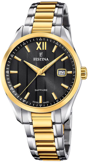 Zegarek Festina F20027-4 / Swiss Made / unisex / bransoleta
