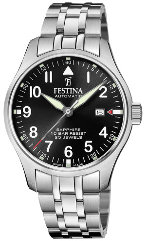 Zegarek Festina F20151-D / Classic Automatic / męski / bransoleta