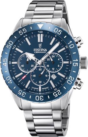 Zegarek Festina F20575-2 / Ceramic Chrono / męski / bransoleta