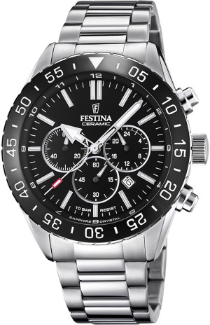 Zegarek Festina F20575-3 / Ceramic Chrono / męski / bransoleta