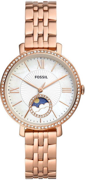 Zegarek Fossil ES5165 / Multifunction Rose Gold-Tone Stainless Steel  / damski