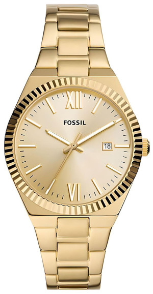 Zegarek Fossil ES5299 / SCARLETTE Gold Stainless Steel 38mm / damski