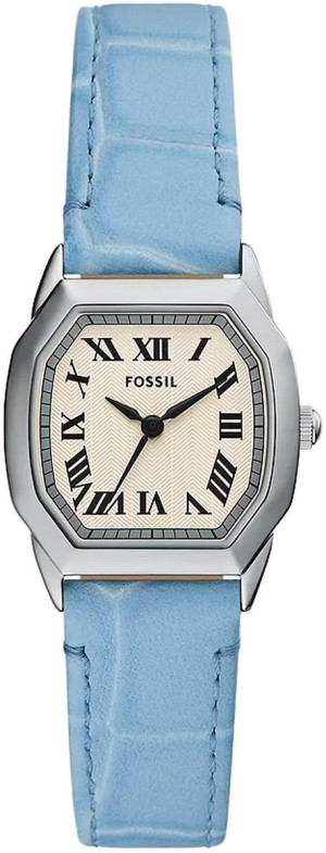 Zegarek Fossil ES5405 / Harlow Blue Leather Strap 27mm / damski