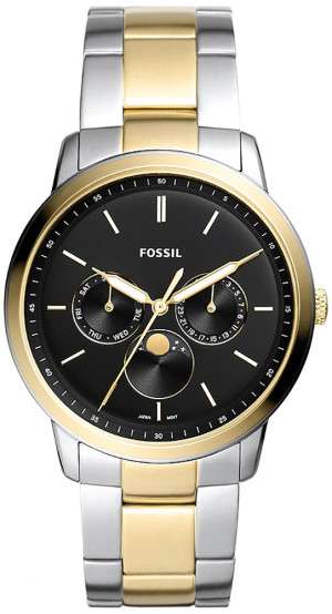Zegarek Fossil FS5906 / NEUTRA Moonphase Bicolor Stainless Steel 42mm / męski