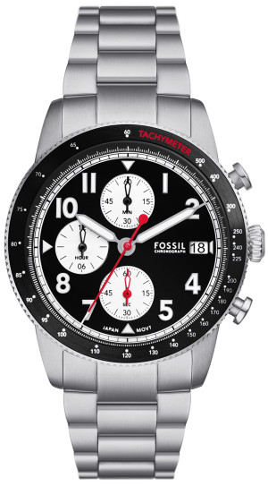 Zegarek Fossil FS6045 / SPORT TOURER Chronograph Stainless Steel 42mm / męski