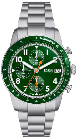 Zegarek Fossil FS6048 / SPORT TOURER Stainless Steel 42mm / męski