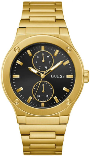 Zegarek Guess GW0795G4 / Gold Stainless Steel 43mm / męski