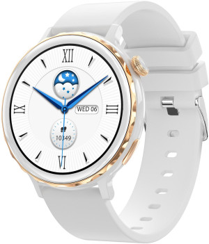 Zegarek Hagen HB11.110.532 / Smartwatch HB11 Biały Złoty / damski